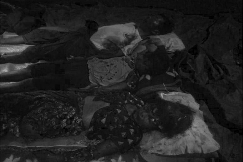 ကျောက်တော်မြို့နယ်တွင် ညအချိန် လက်နက်ကြီး ကျရောက်ပေါက်ကွဲ၍ မိသားစုဝင် ၃ ဦးသေဆုံး