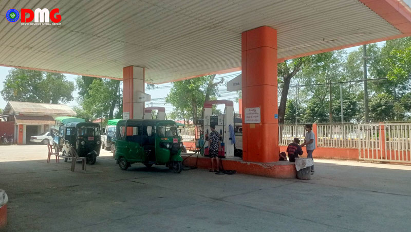 Fuel stocks likely to run low at Arakan State filling stations during Thingyan