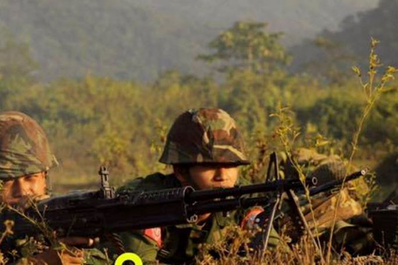 An Arakan Army fighter. (Photo: AA Info Desk)