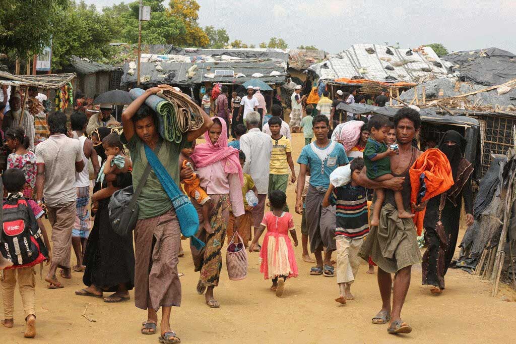 Muslim refugees in Bangladesh. (Photo: Dhaka Tribune)