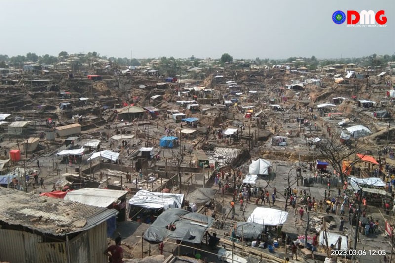 More than 2,000 houses were burnt in a massive fire at the Balukhali refugee camp. (Photo: CJ)
