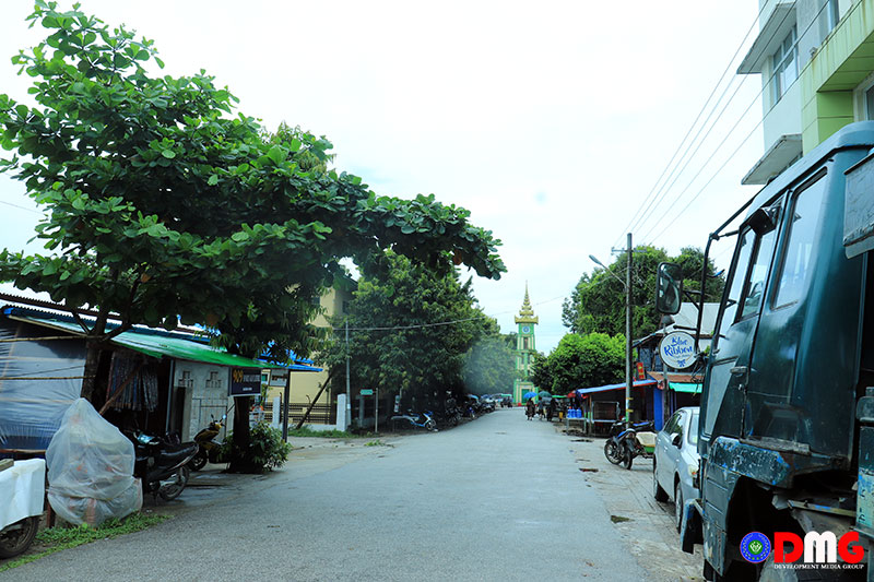 A photo taken in July 2022 shows a scene in Kyaukphyu, Arakan State.