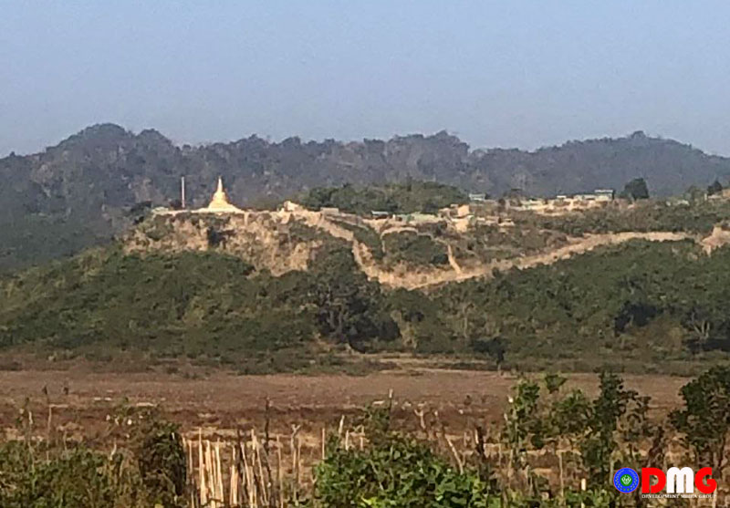 The Ahtet Nan Yar Che Win border guard outpost near Zedipyin Village in Rathedaung Township.