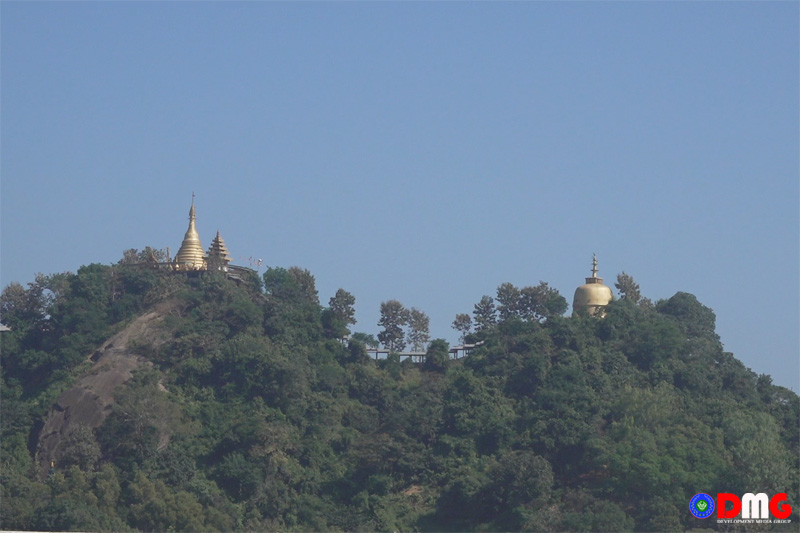 Mt. Thaylar Giri Mawra Patta, a well-known pilgrimage site in Arakan State’s Kyauktaw Township.