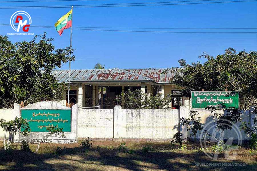 A ward administrator’s office in Ponnagyun Township.