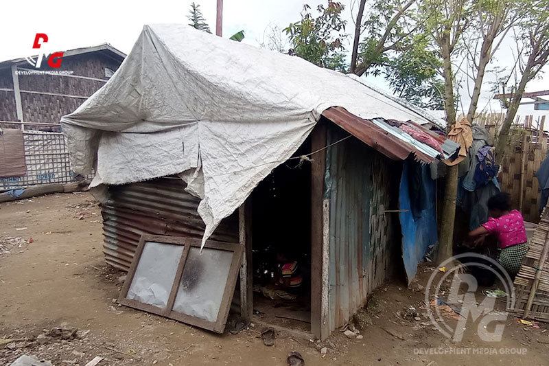 လူဦးရေ ၁၅,၀၀၀ ကျော်ရှိသော စစ်တွေမြို့နယ်ရှိ အုန်းတောကြီး(မြောက်)မွတ်ဆလင်ဒုက္ခသည်စခန်း။