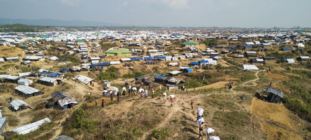 The Kutupalong refugee camp, covering over 3,000 acres in Cox’s Bazar in southern Bangladesh. (Photo: UNHCR)