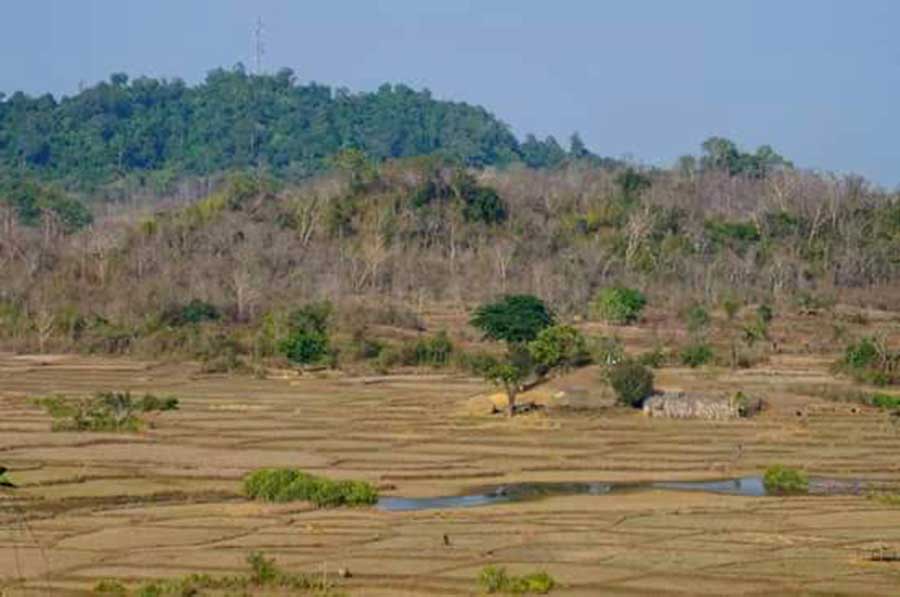 A hill east of Kulabar Village in Kyaukphyu Township. (Photo: CJ)