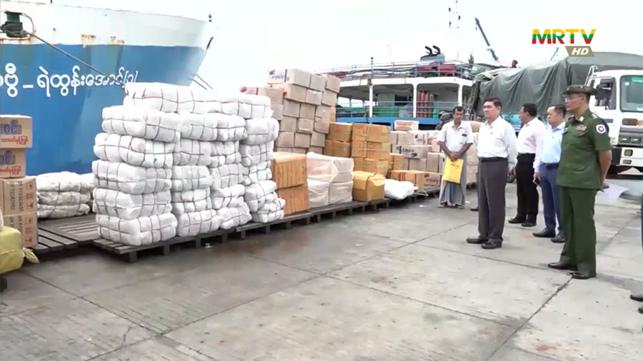 Junta delivery of ‘reconstruction materials’ greeted with scepticism in Sittwe