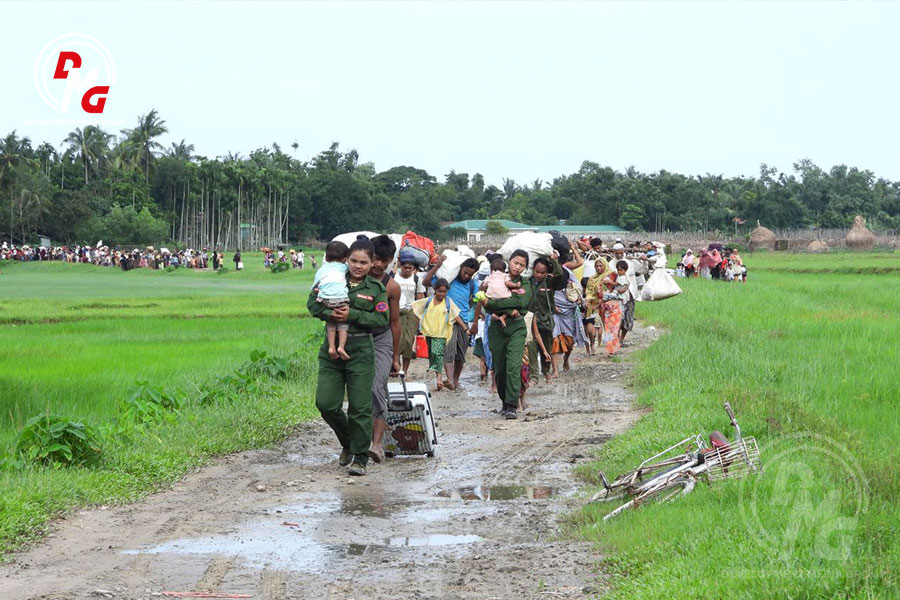 The AA said it evacuated over 600 Muslims from Maungdaw and nearby villages on August 8. 