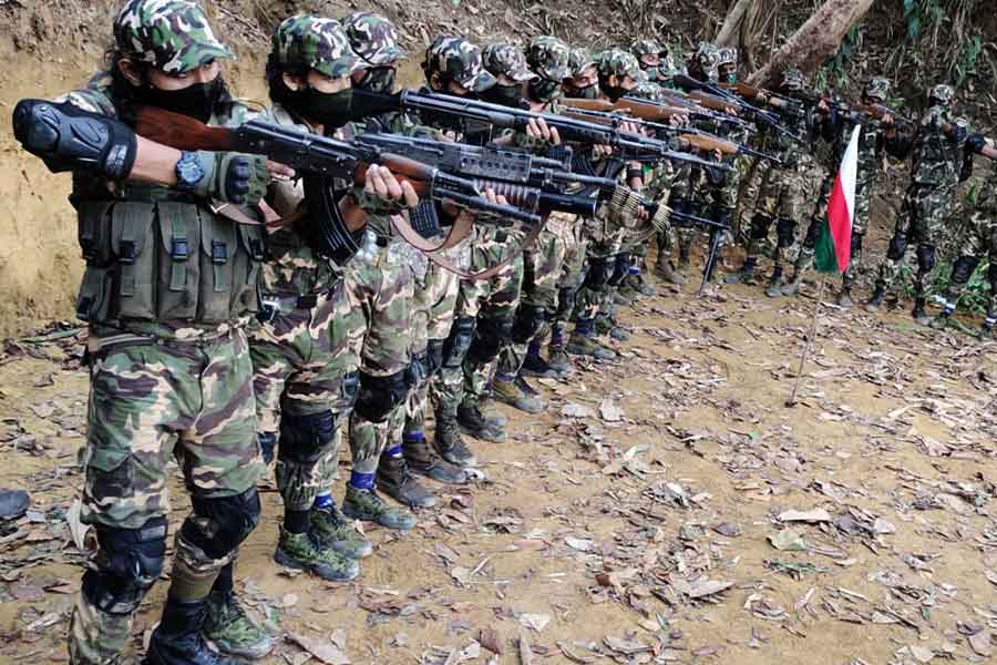 ARSA fighters seen in border areas. Credit: ARSA