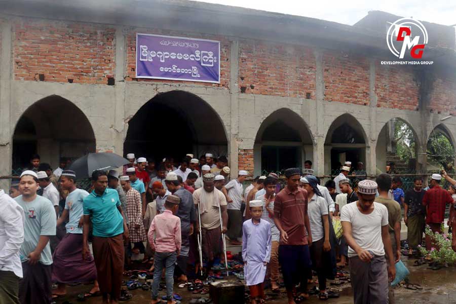 Photo Essay: Maungdaw’s grand mosque reopens after 13 years     
