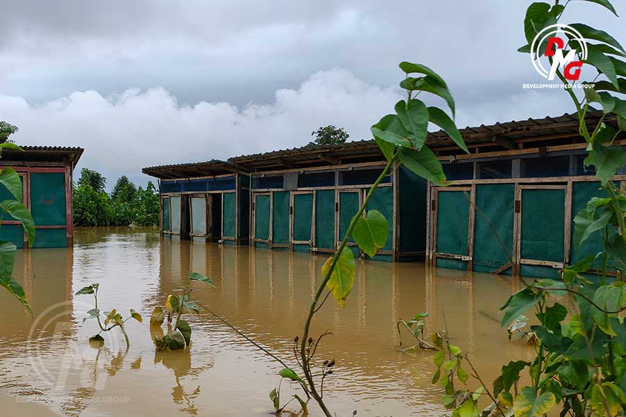 Flood-damaged latrines leave Arakan State IDPs facing severe hardships