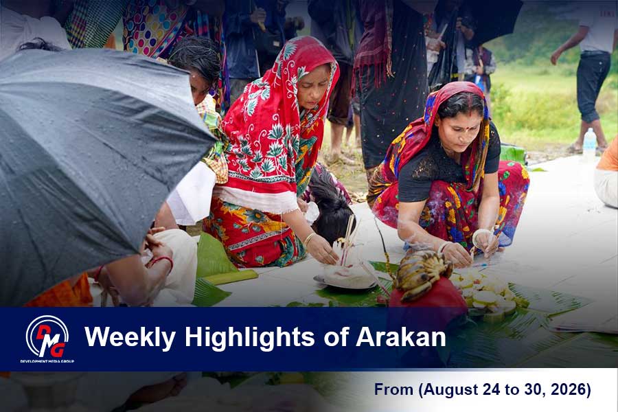 Weekly Highlights from Arakan (August 24 to 30, 2026)